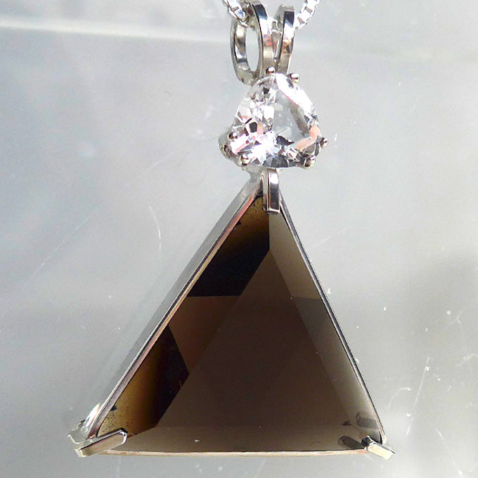 Smoky Quartz Star of David with Danburite
