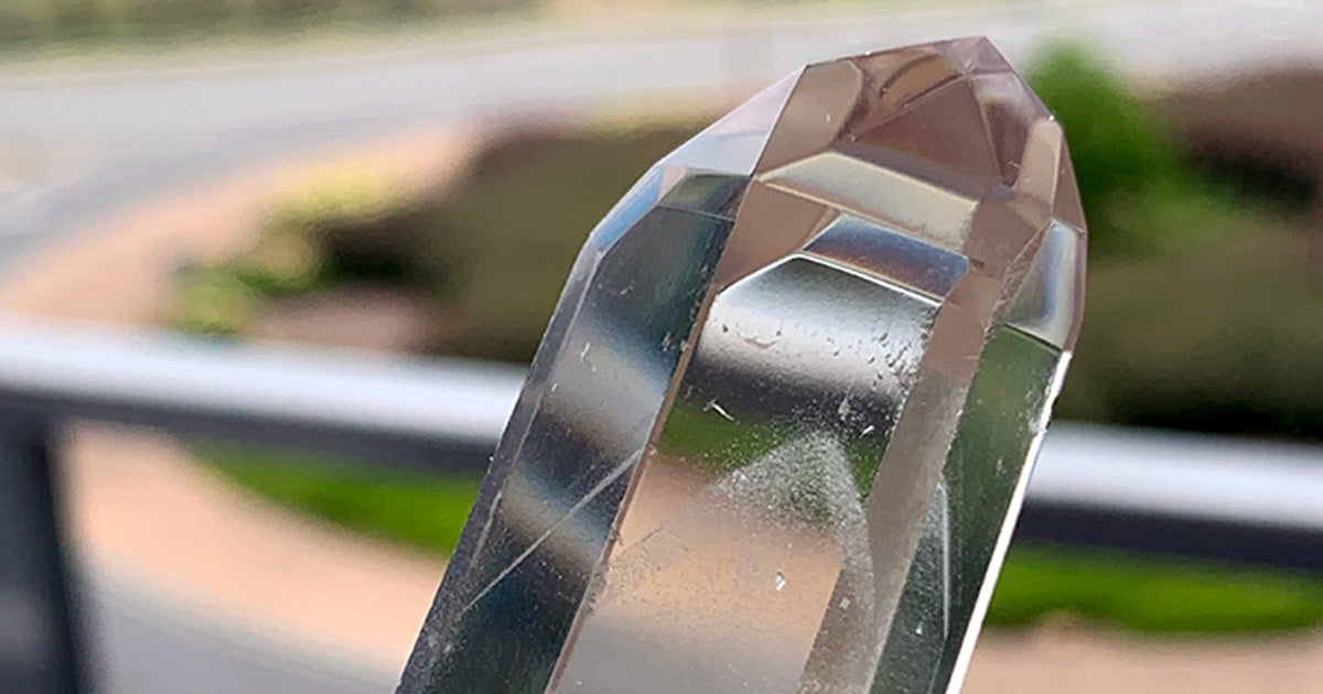 Ultra Clear Phantom Isis Channeling Altar with Bridge Crystal