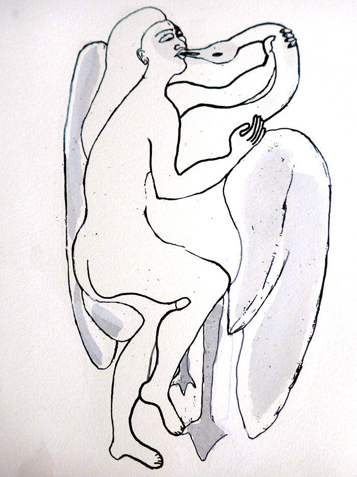 Leda and The Swan Artist Print