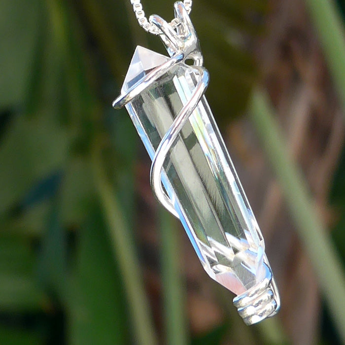 Water Clear Mini Kabbalistic Vogel Pendant Wand