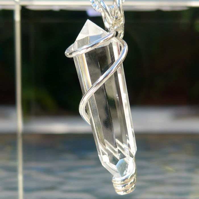 Water Clear Mini Kabbalistic Vogel Pendant Wand