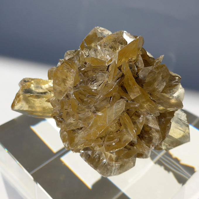 Winged Golden Winnipeg Selenite Sphere