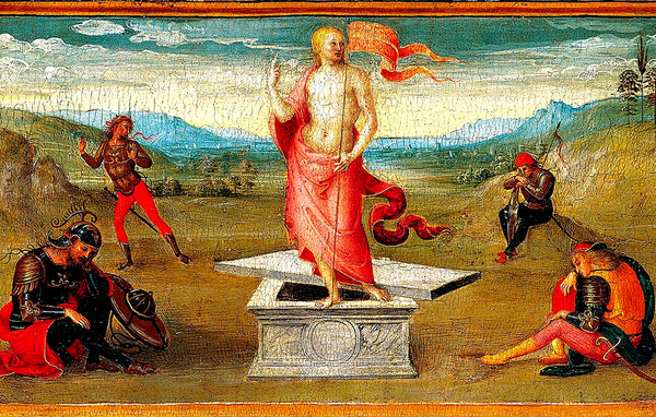 The Resurrection - painting by Perugino (Pietro di Cristoforo Vannucci)