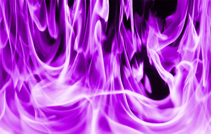 The Purifying Violet Flame of Alchemical Transformation