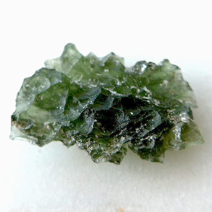 Biomorphic Besednice Moldavite Specimen