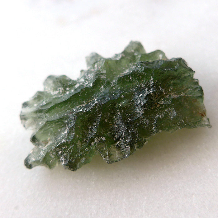 Biomorphic Besednice Moldavite Specimen