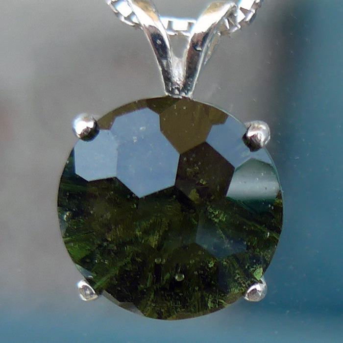 Moldavite 10 mm Super Nova Pendant