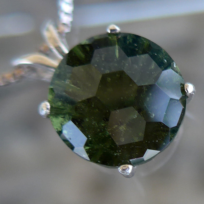 Moldavite 10 mm Super Nova Pendant