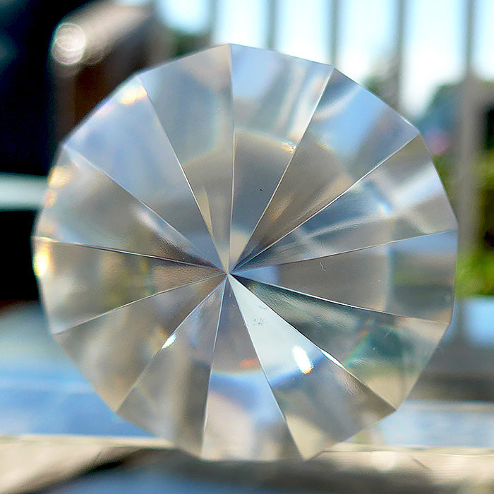 13 Facet Angel Hair Rutile Himalayan Quartz Vogel Wand by David Zhuang