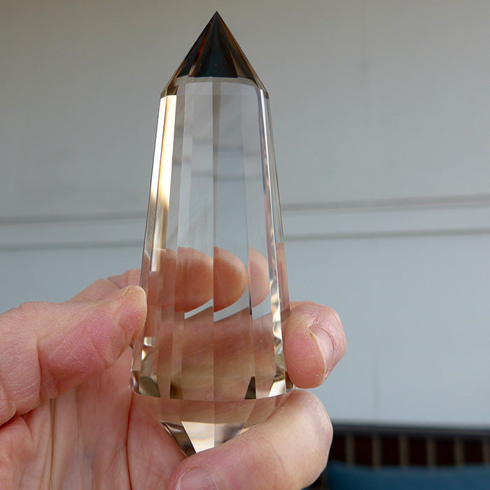 Pale Smoky Phantom 13 Sided Vogel Wand