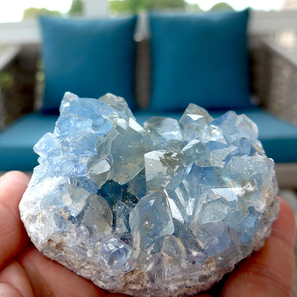 Lovely Celestite Druzy Specimen
