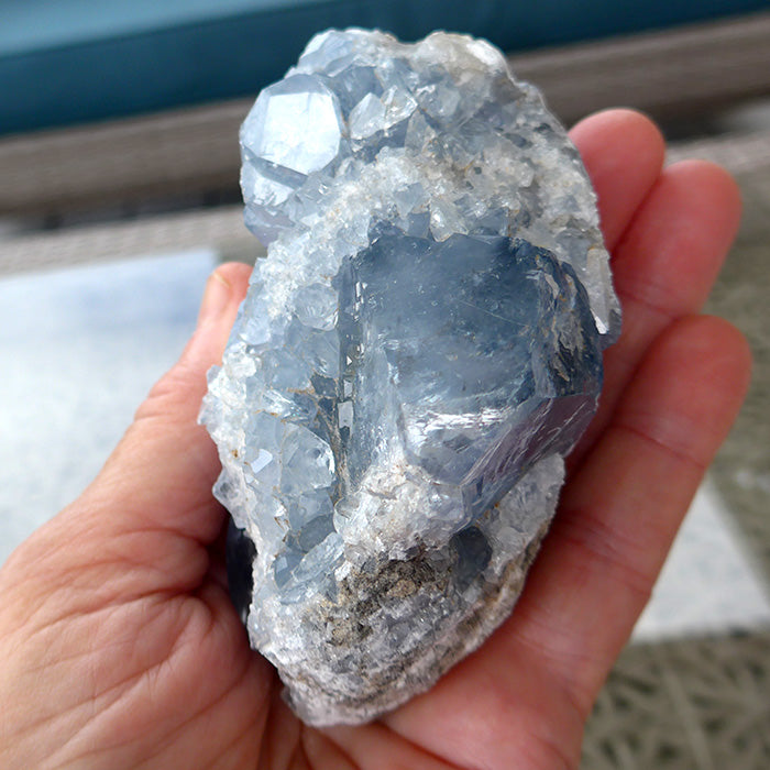 Sky Blue Celestite Cluster