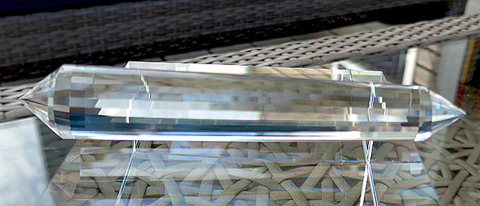 Slender 24 Facet Himalayan Quartz Vogel Wand by David Zhuang