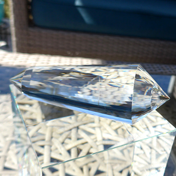 Brilliant 48 Facet Himalayan Quartz Vogel Wand by David Zhuang