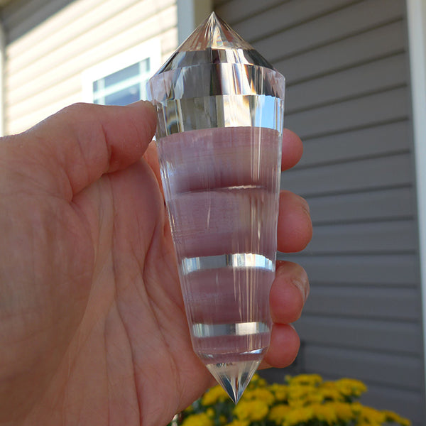 Brilliant 48 Facet Himalayan Quartz Vogel Wand by David Zhuang