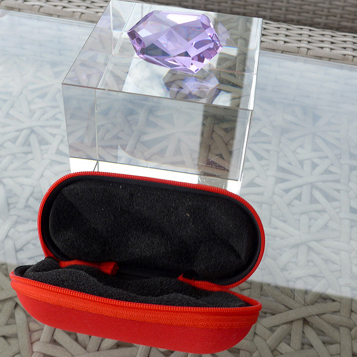 Compact Trichroic Lavender Quartz Unconditional Love Energy Wand by Kings Amao