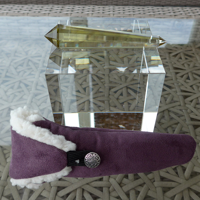 Luminous Zoned Octagonal Himalayan Citrine Vogel Wand by David Zhuang