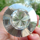 Translucent 64 Facet Himalayan Quartz Vogel Wand by David Zhuang with Phantom Veil