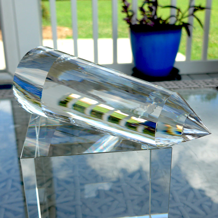 XTRA Large 64 Sided Himalayan Quartz Vogel Wand by David Zhuang