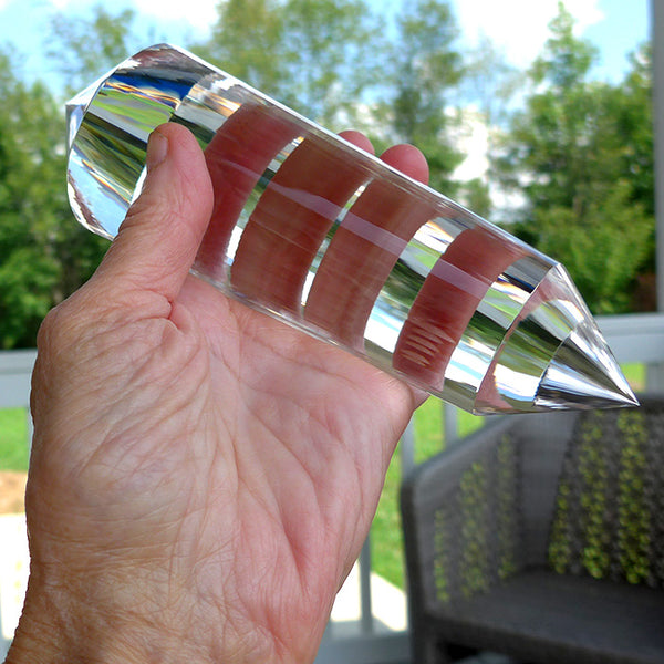 XTRA Large 64 Sided Himalayan Quartz Vogel Wand by David Zhuang
