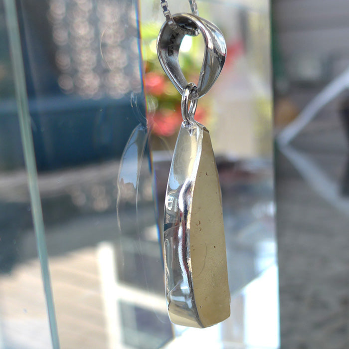 Large Libyan Desert Glass Pendant