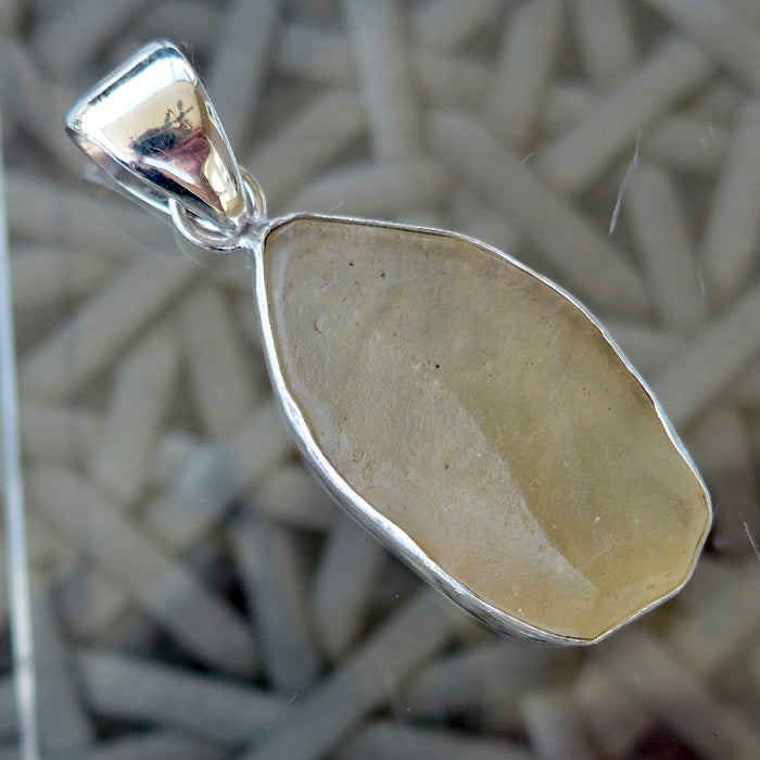 Large Libyan Desert Glass Pendant