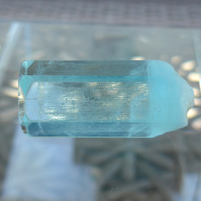 AAA Wide Gem Aquamarine Rod