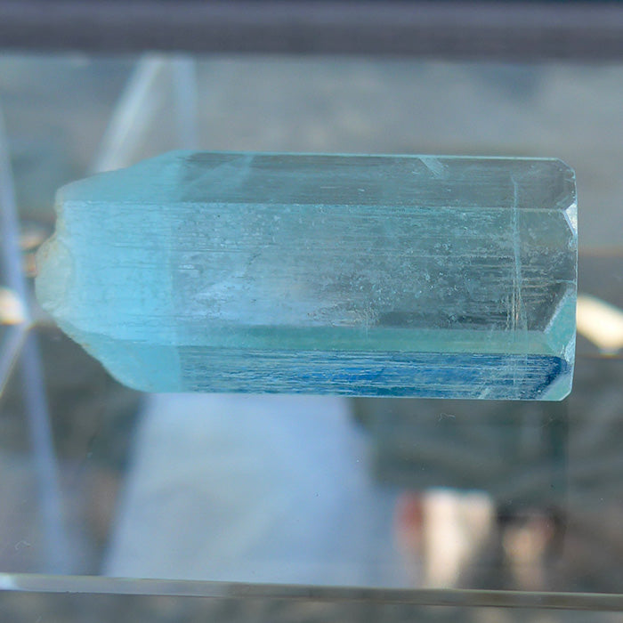 AAA Wide Gem Aquamarine Rod