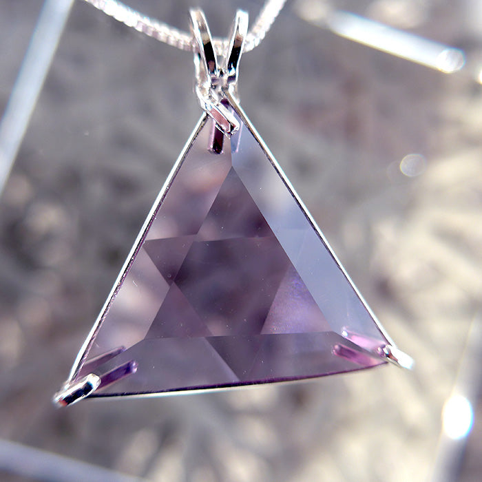 Amethyst Star of David Pendant
