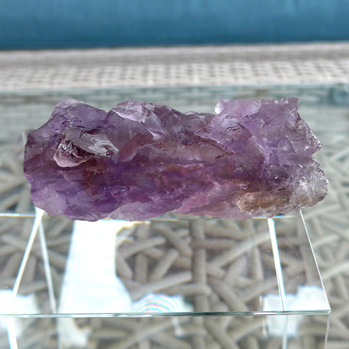 Rainbow Ametrine Wand with Natural Termination Tip