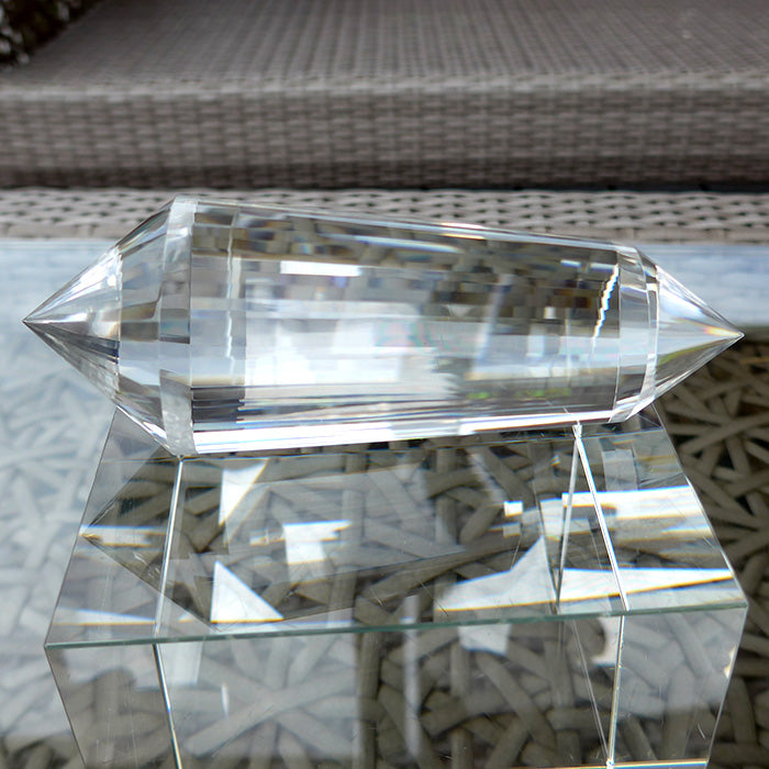 Brilliant 48 Facet Himalayan Quartz Vogel Wand by David Zhuang