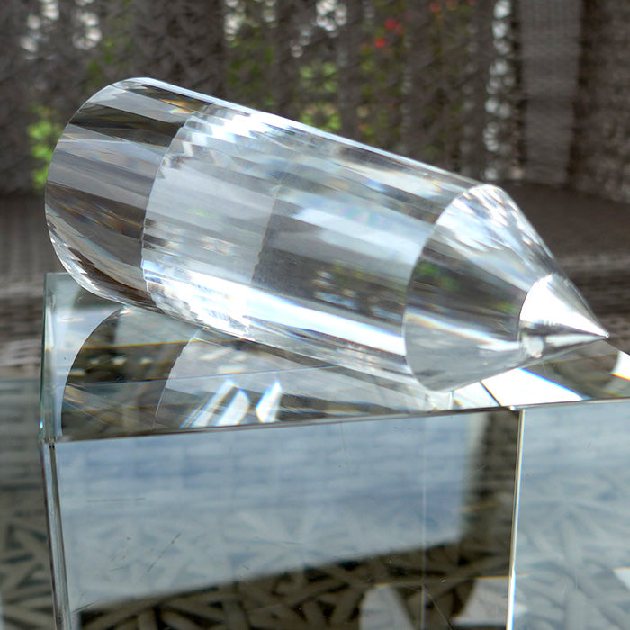 Brilliant 48 Facet Himalayan Quartz Vogel Wand by David Zhuang