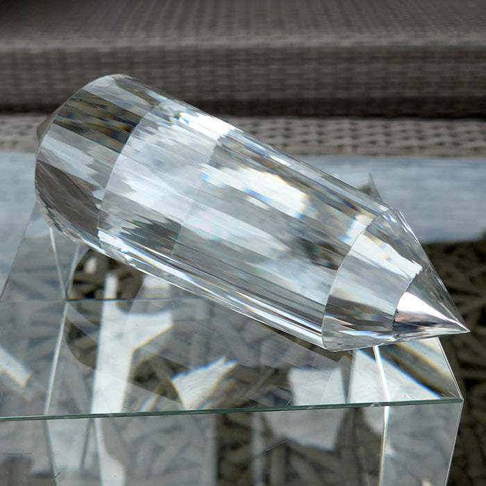 Brilliant 48 Facet Himalayan Quartz Vogel Wand by David Zhuang