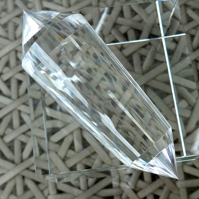Brilliant 48 Facet Himalayan Quartz Vogel Wand by David Zhuang