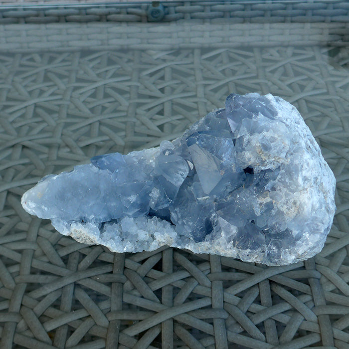 Sparkling Druzy Celestite Cluster