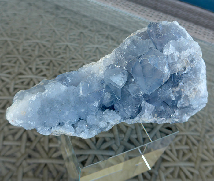 Sparkling Druzy Celestite Cluster