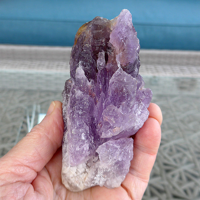 Big Frosted Rainbow Ametrine Wand