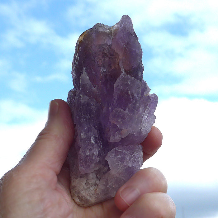 Big Frosted Rainbow Ametrine Wand