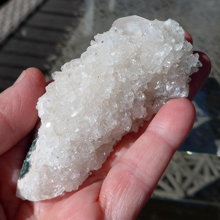 Brilliant Druzy Apophyllite Altarpiece