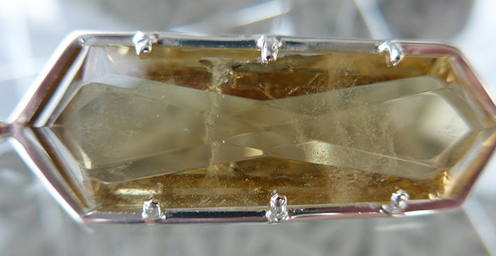 Jumbo Zambian Citrine Infinite Energy Pendant Wand by Kings Amao