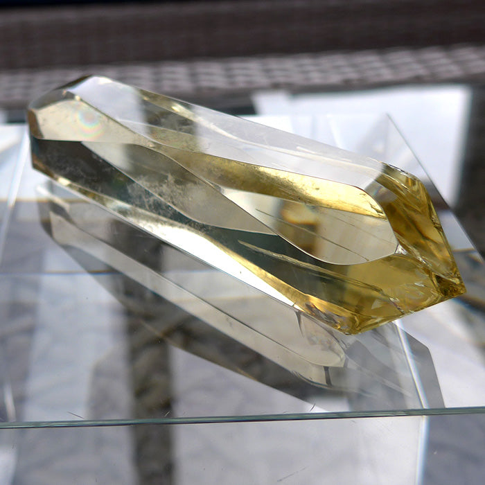 Golden Zambian Citrine Infinite Energy Wand by Kings Amao