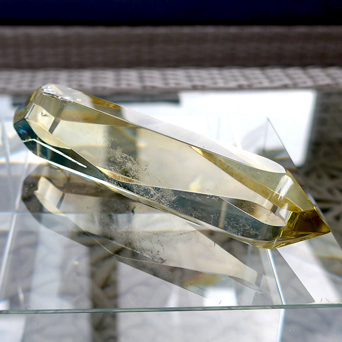 Golden Zambian Citrine Infinite Energy Wand by Kings Amao