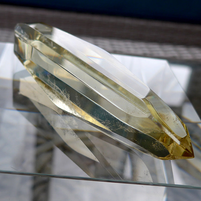 Golden Zambian Citrine Infinite Energy Wand by Kings Amao