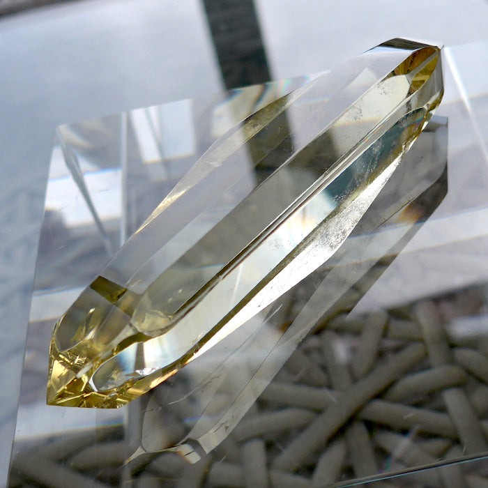 Golden Zambian Citrine Infinite Energy Wand by Kings Amao
