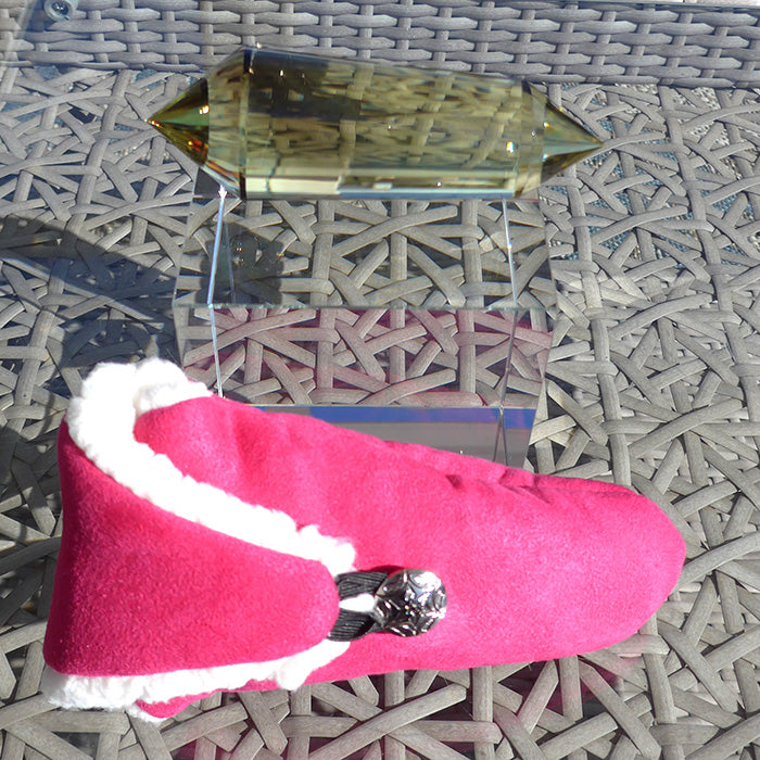 DOUBLE PRICE DROP: Fat 48 Facet Tibetan Citrine Vogel Wand by David Zhuang with Dark Zoning