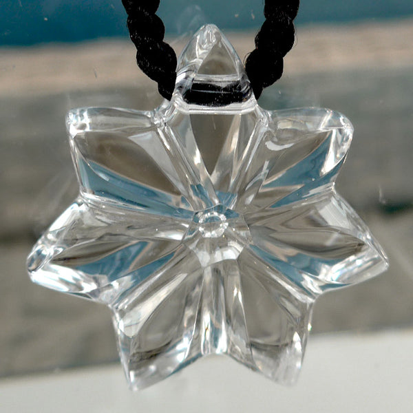 Ultra Clear Quartz Flower of Isis Pendant by Lawrence Stoller