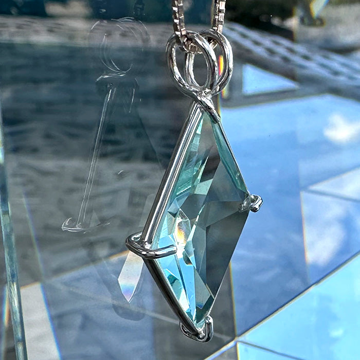 Luminous Colombian Obsidian Ascension Star Pendant