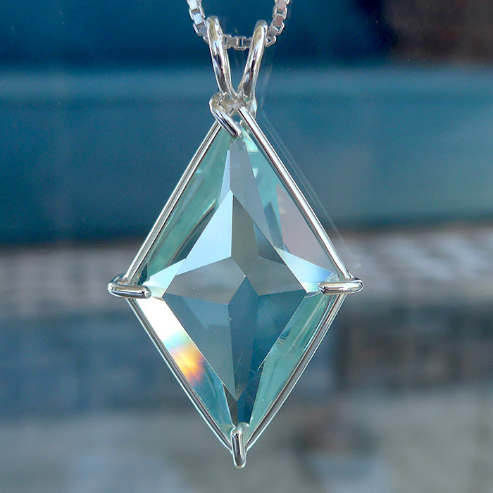 Luminous Colombian Obsidian Ascension Star Pendant