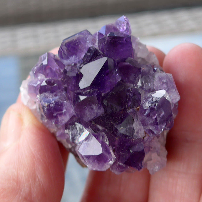 Deep Purple Small Uruguyan Amethyst Cluster