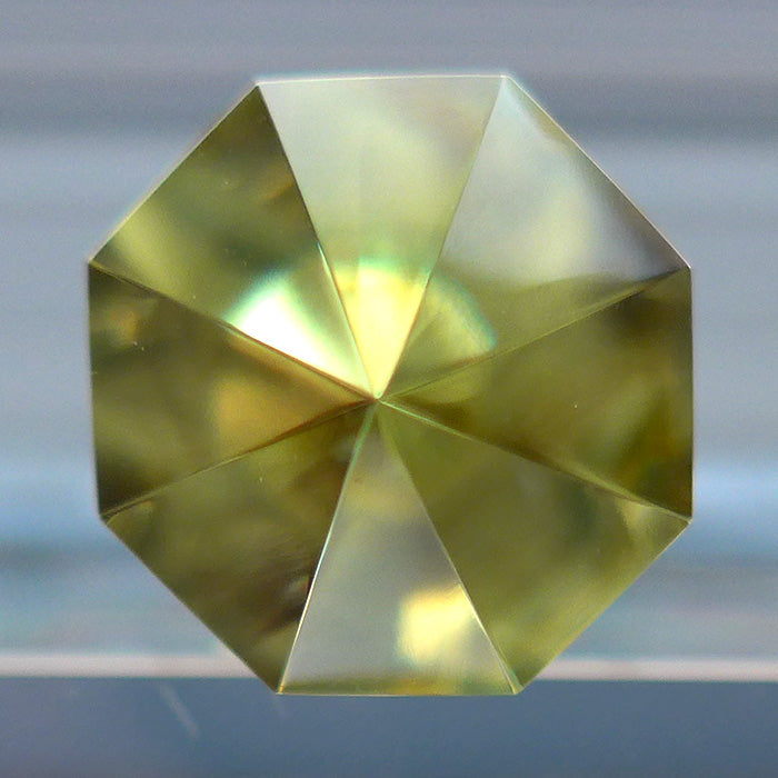 Slim Octagonal Tibetan Citrine Vogel Wand by David Zhuang